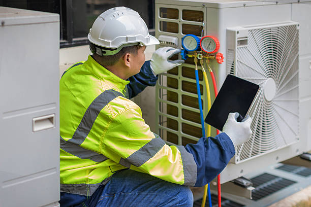 Professional Hvac Installation technician working in Scituate, MA